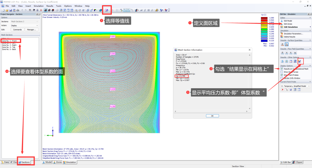 標準6m立方體體型系數 | 數值模擬(CFD)結果 VS 現場實測結果的圖12