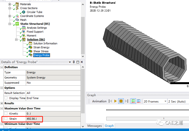ANSYS与材料力学之扭转（二）的图13