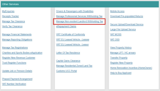 爱尔兰税务局加强海外房东的监管政策