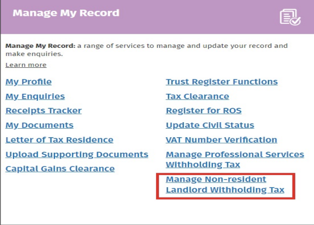 爱尔兰税务局加强海外房东的监管政策