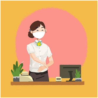 推荐客户优先考虑网络银行或在atm机上办理日常业务;在服务台或柜台