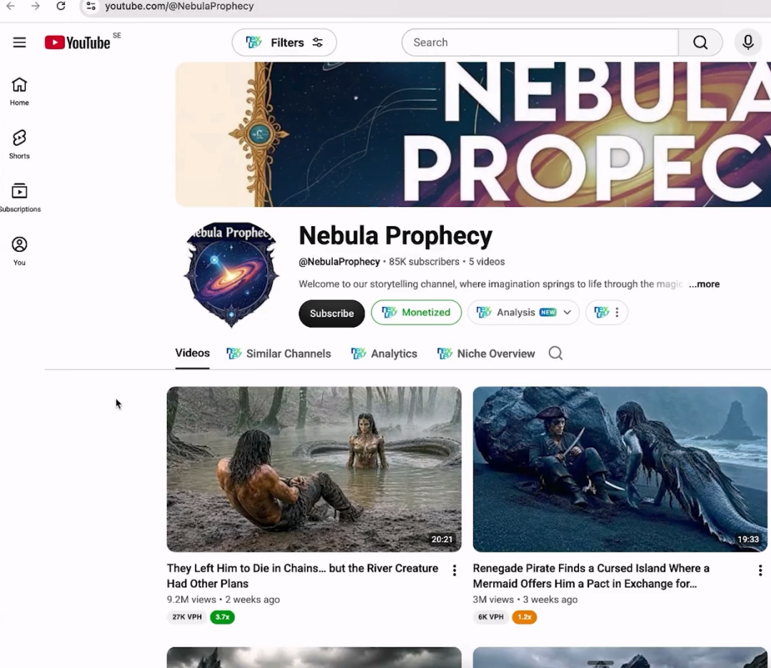 YouTube长视频AI制作教程 Claude自动化挖掘蓝海 月入6万美元案例解析