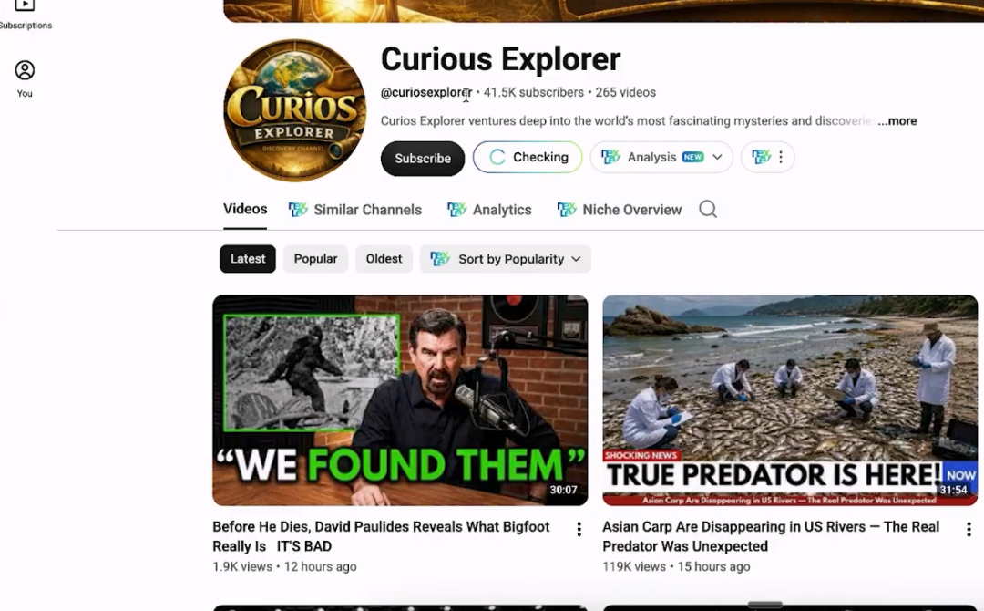 YouTube长视频AI制作教程 Claude自动化挖掘蓝海 月入6万美元案例解析