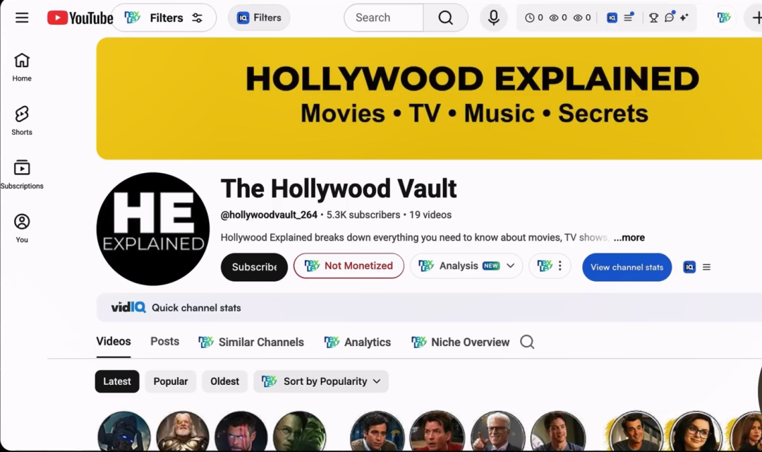 YouTube不露脸频道月入4万美金：12个蓝海案例深度解析