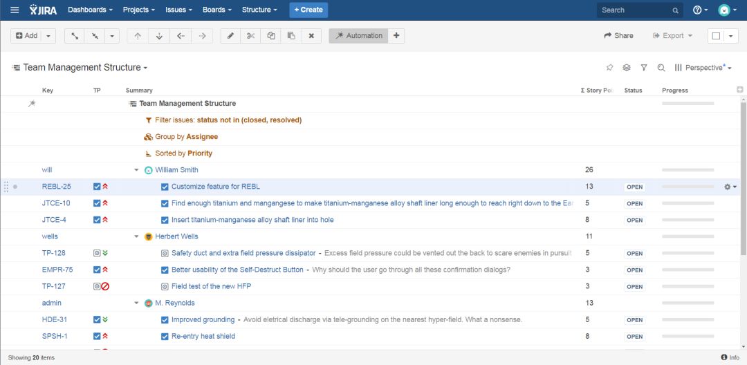 Jira多层级项目管理