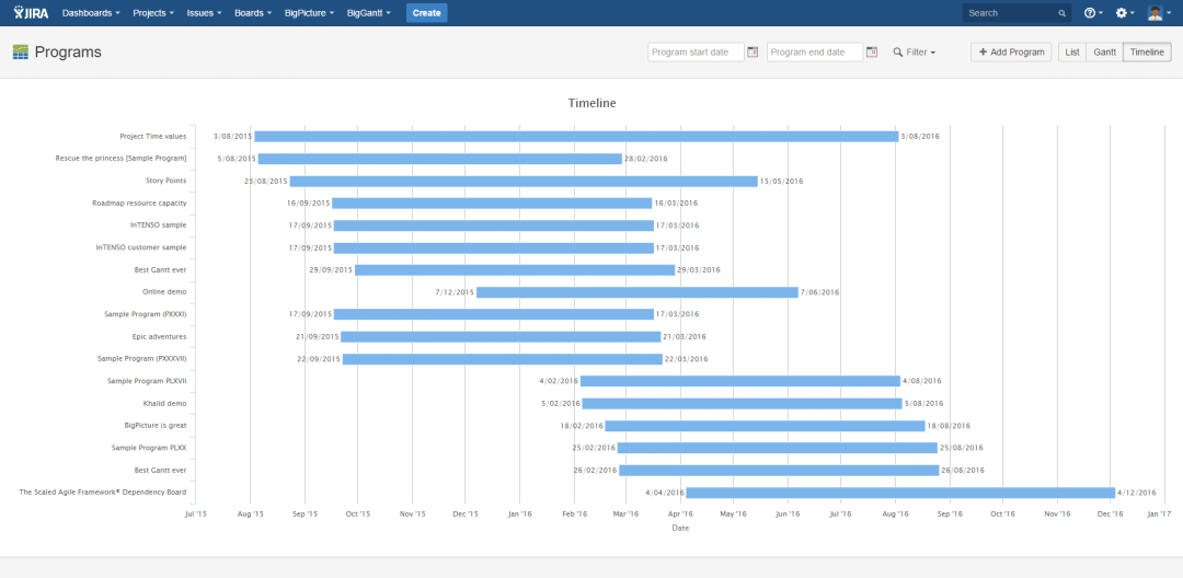 Jira项目组合管理