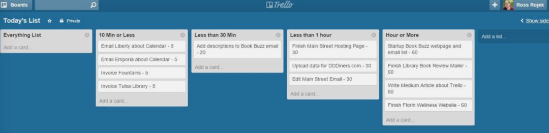 Trello 面板