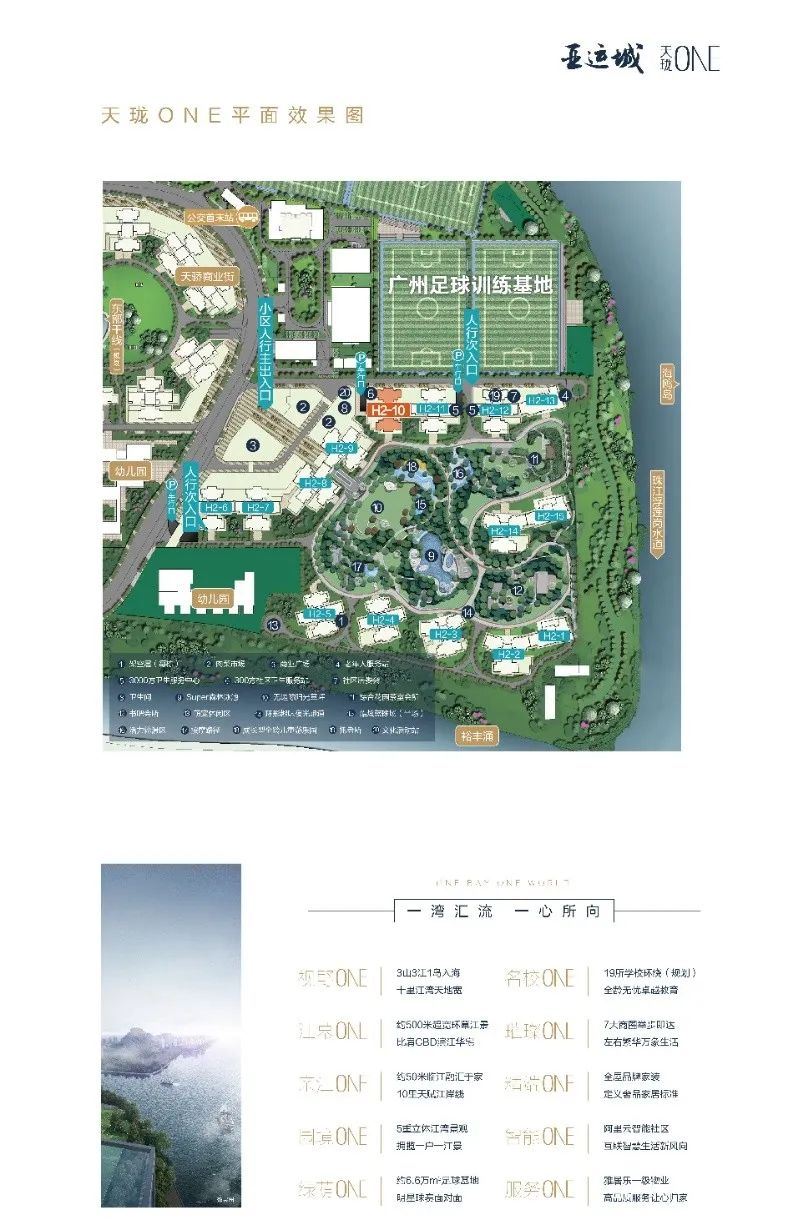 番禺【亚运城天珑ONE】88-162江景精装美宅，88方总价230万！