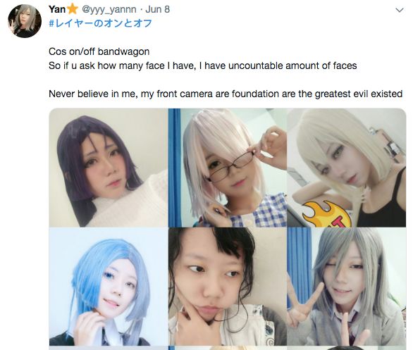 岛国一群coser放出自己照片和真实样子的对比，高手，这是高手....（组图） - 34