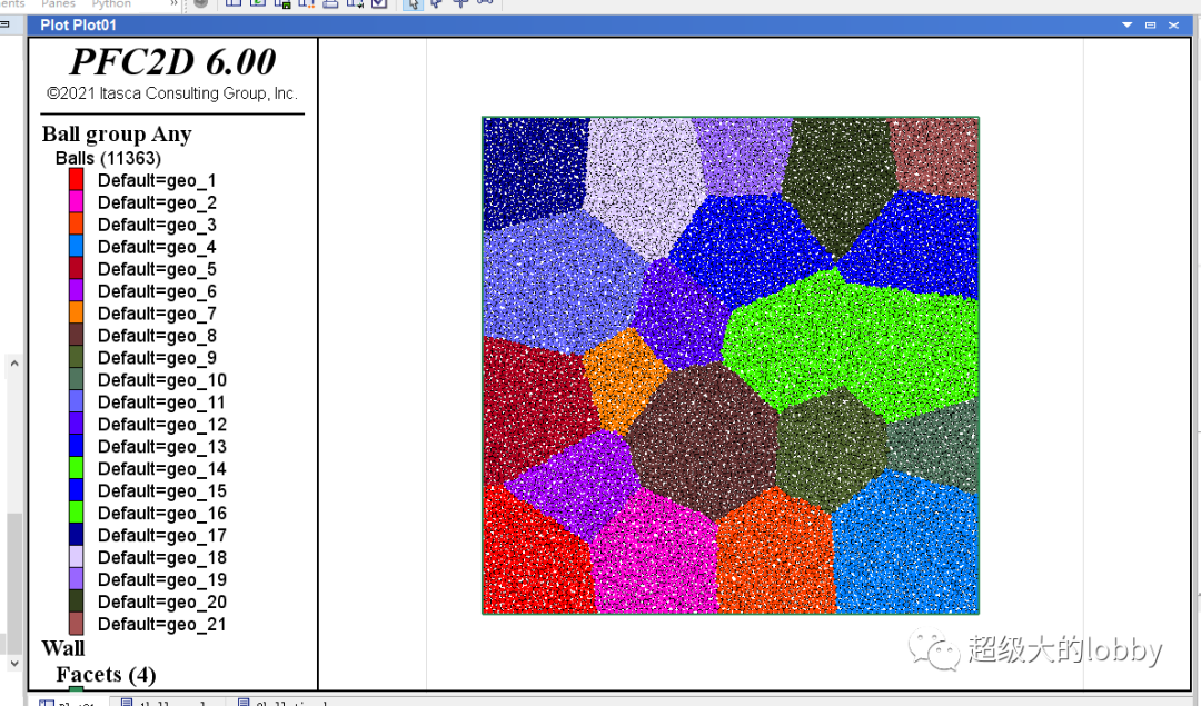 【PFC6.0】泰森多边形区域划分及颗粒填充的图3
