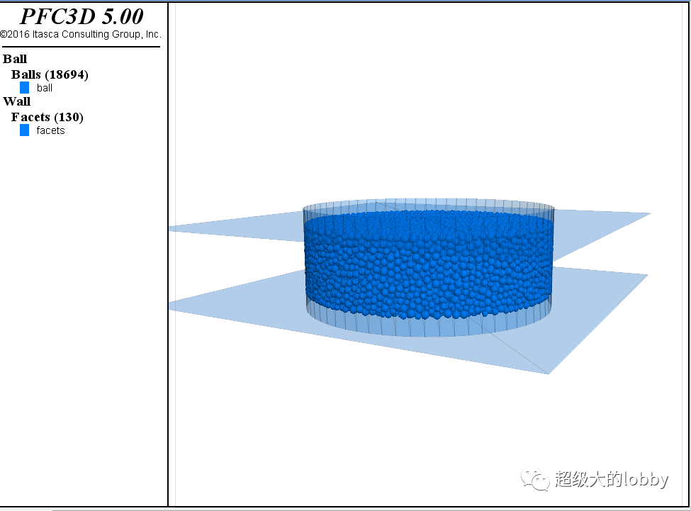 PFC模拟三维单剪实验的图4