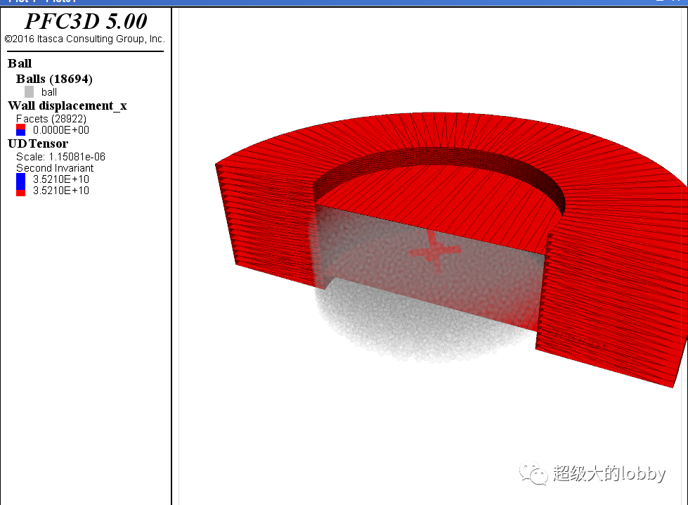 PFC模拟三维单剪实验的图17