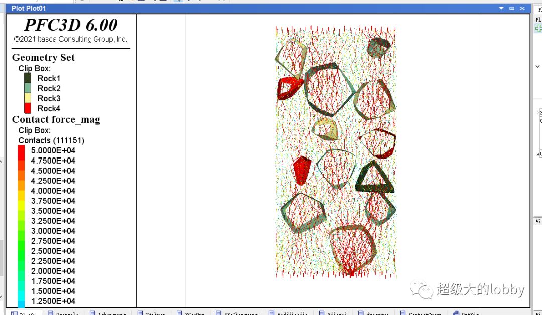 【PFC6.0】三维Cluster模拟混合料混凝土的图9