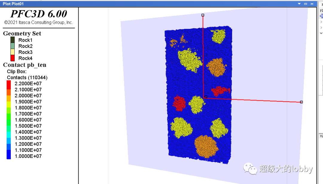 【PFC6.0】三维Cluster模拟混合料混凝土的图6