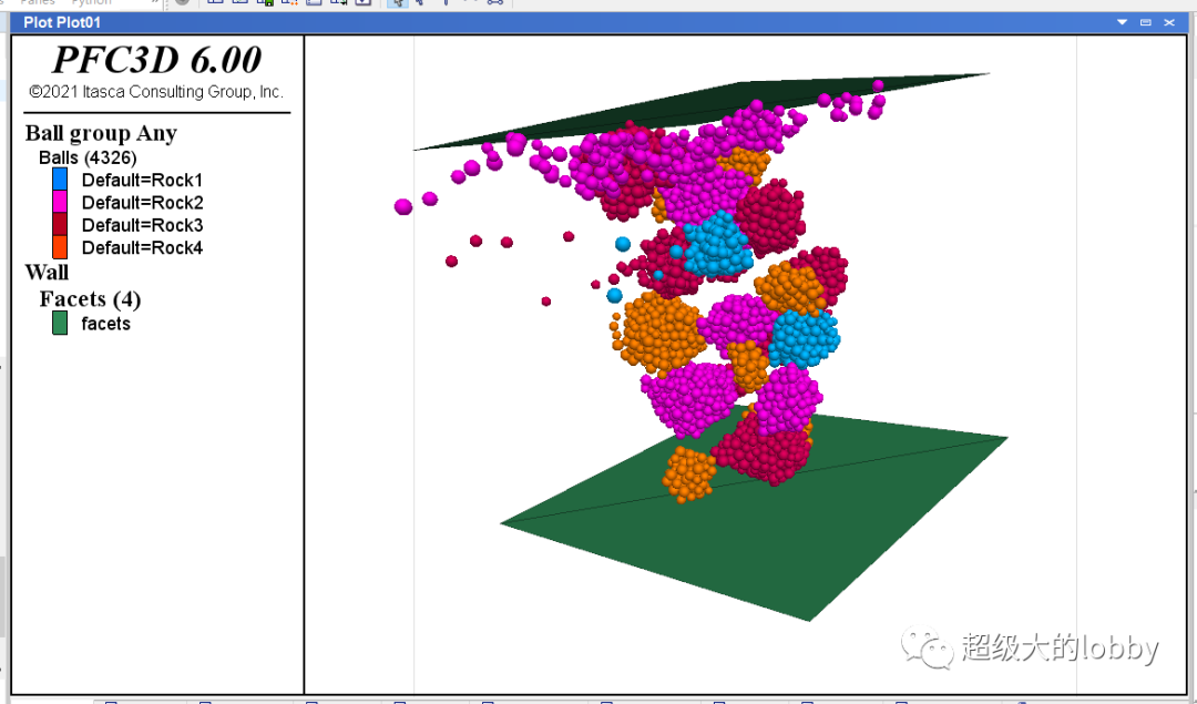 【PFC6.0】三维Cluster模拟混合料混凝土的图10