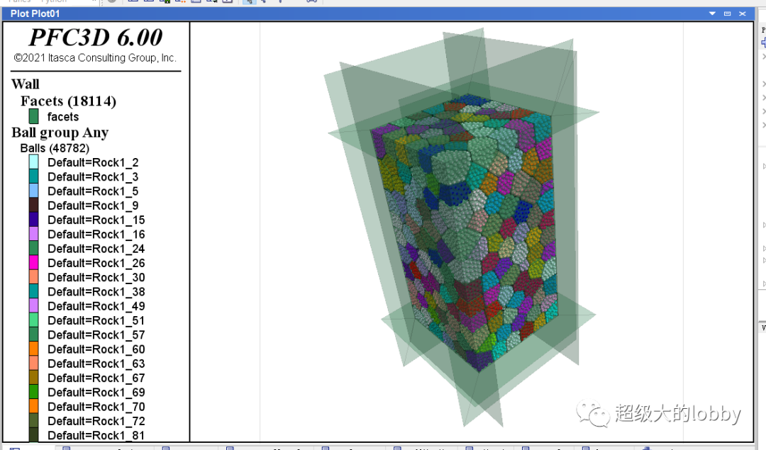 【PFC6.0.30】三维Cluster模拟GBM矿物晶粒岩石单轴的图4