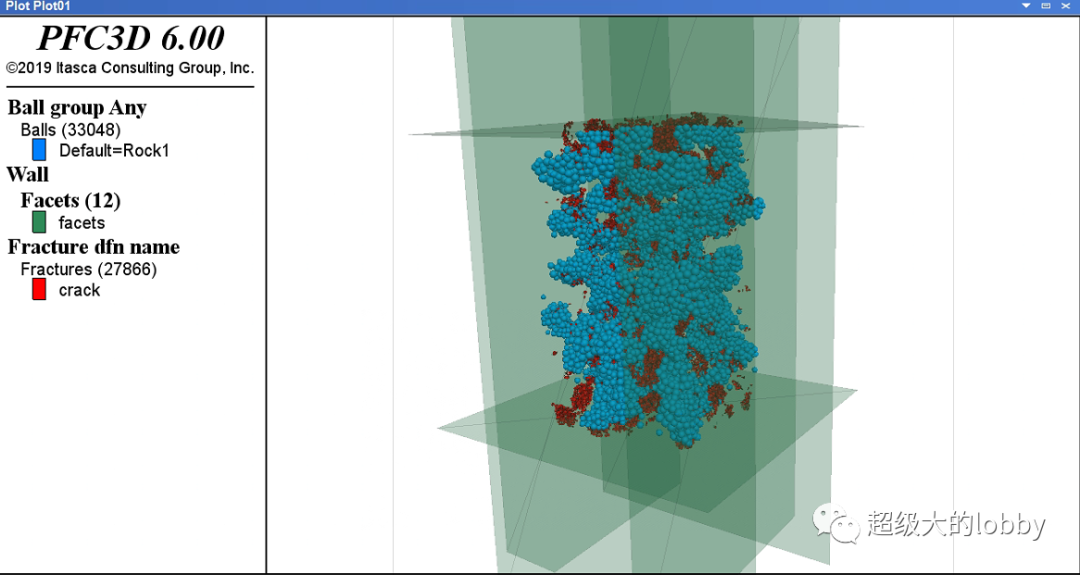 【PFC6.0】三维Cluster碎石三轴模拟的图18
