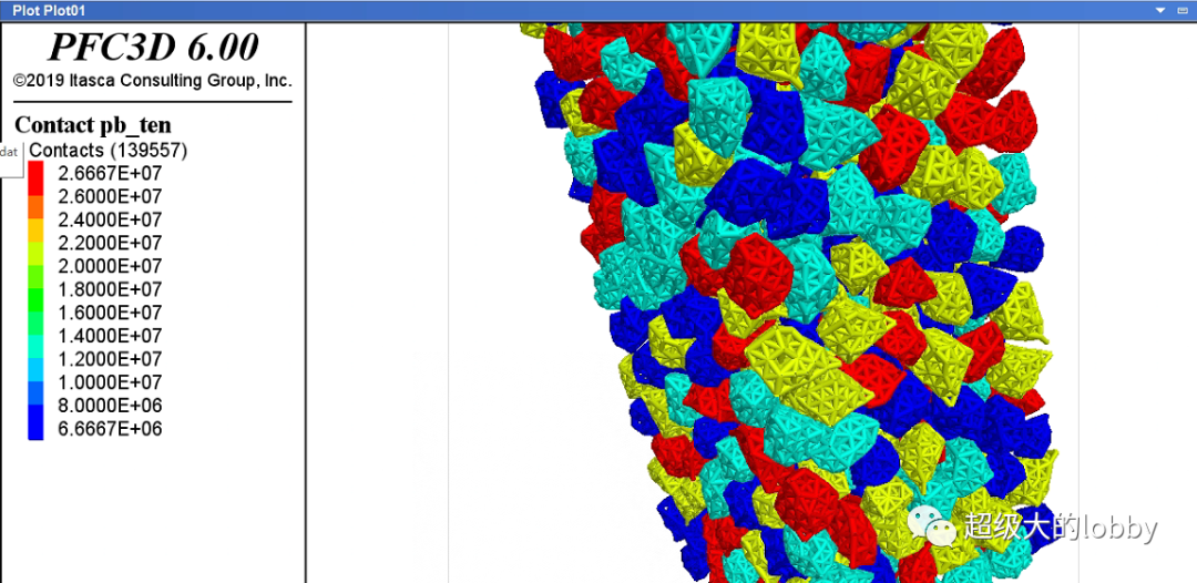 【PFC6.0】三维Cluster碎石三轴模拟的图11