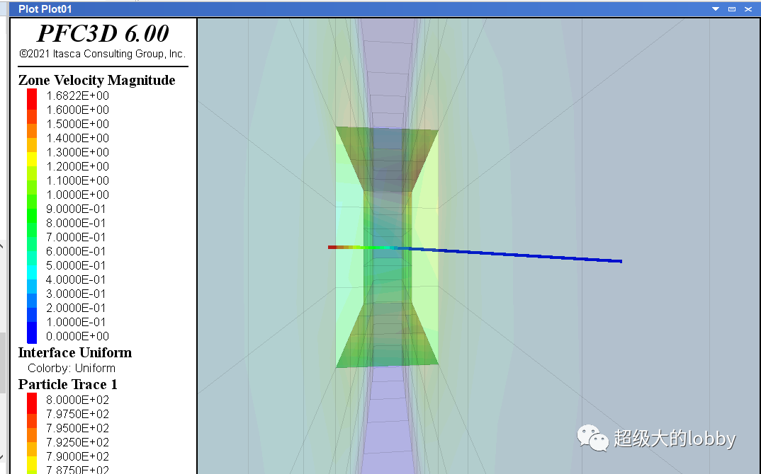 【PFC6.0】子*弹穿墙模拟的图10