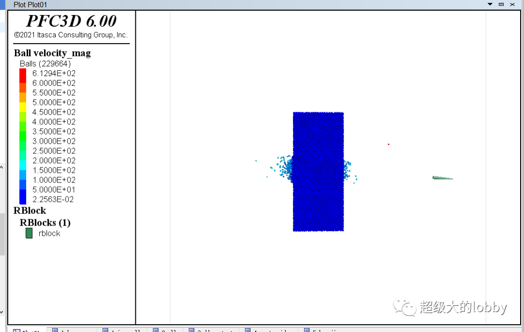 【PFC6.0】子*弹穿墙模拟的图6