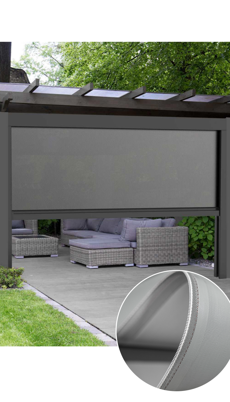 西大门软装|防风卷帘专用玻纤阳光面料，优异性能撑起遮阳防护伞！