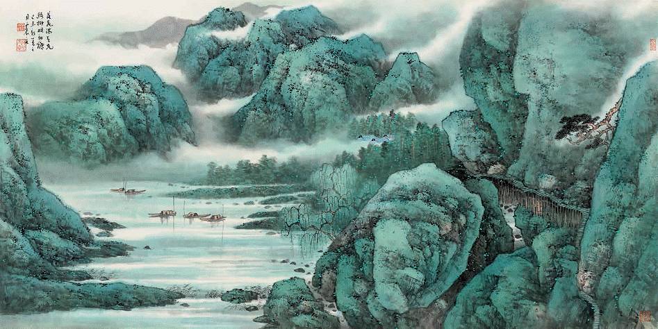 乐震文山水画展将于1月17日在刘海粟美术馆开幕