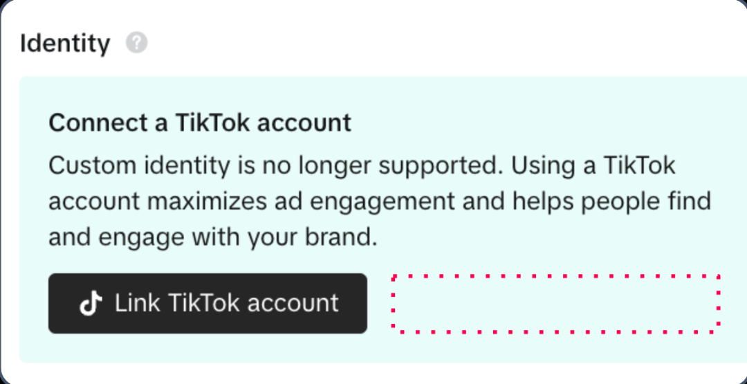  TikTok 广告自定义身份下线