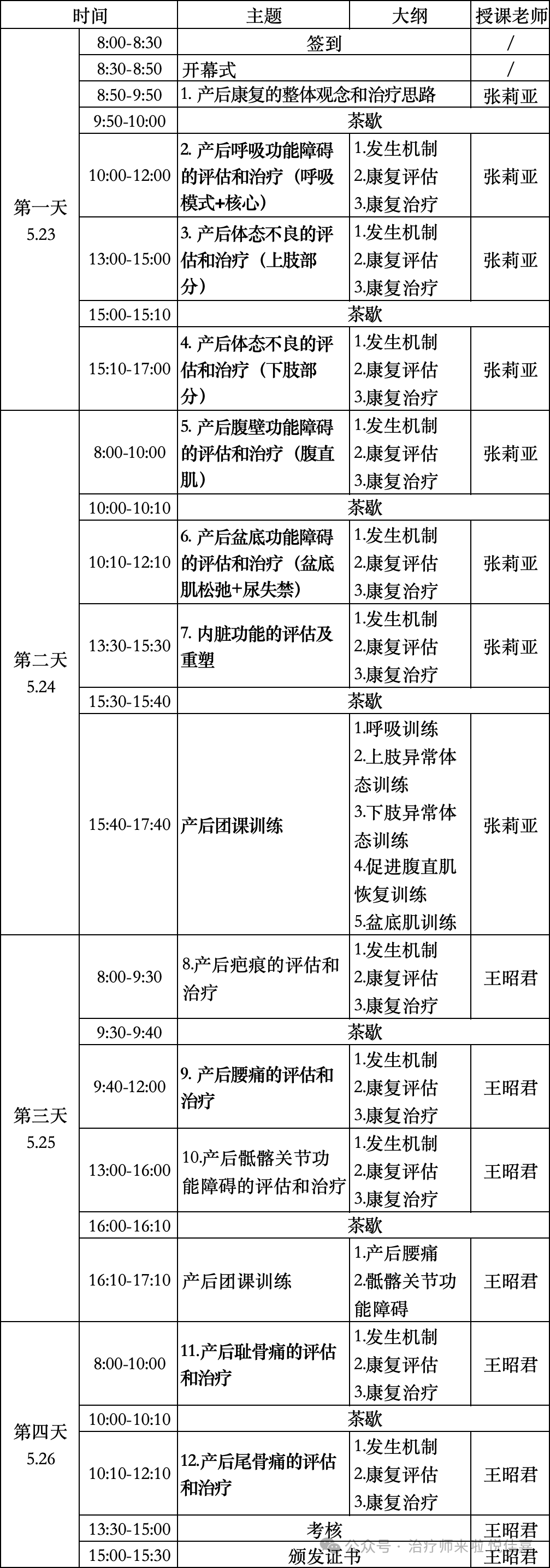 产后康复治疗是什么【孕产康复认证课程】第4期.孕产功能障碍的整体康复评估与治疗_https://www.jmylbn.com_新闻资讯_第17张