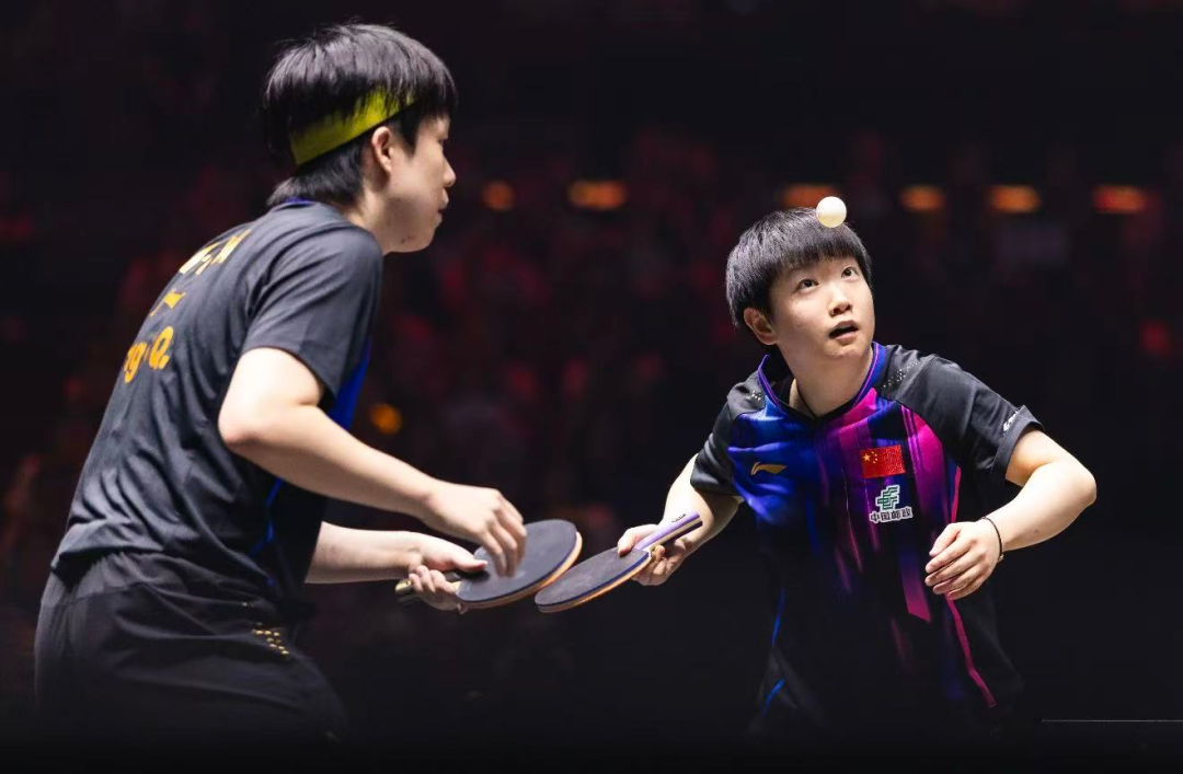 王楚钦/孙颖莎3-1逆转 晋级混双八强