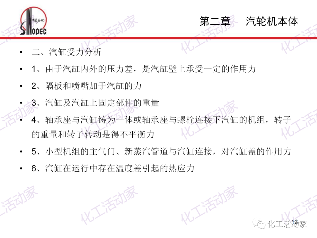 中石化PPT│汽轮机本体结构及检维修培训课件的图13