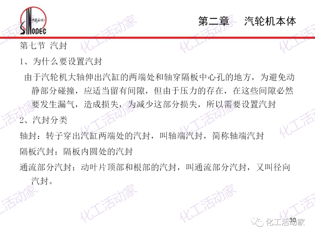 中石化PPT│汽轮机本体结构及检维修培训课件的图30