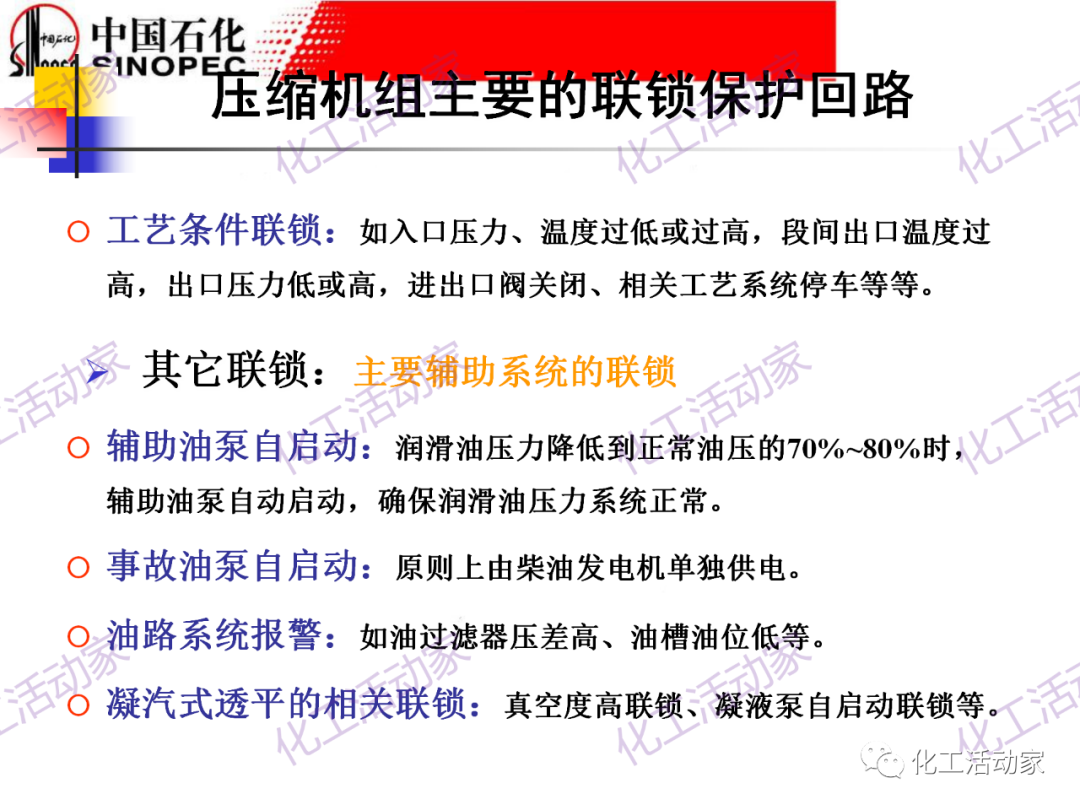 中石化PPT│大型壓縮機組的控制與聯鎖保護的圖13