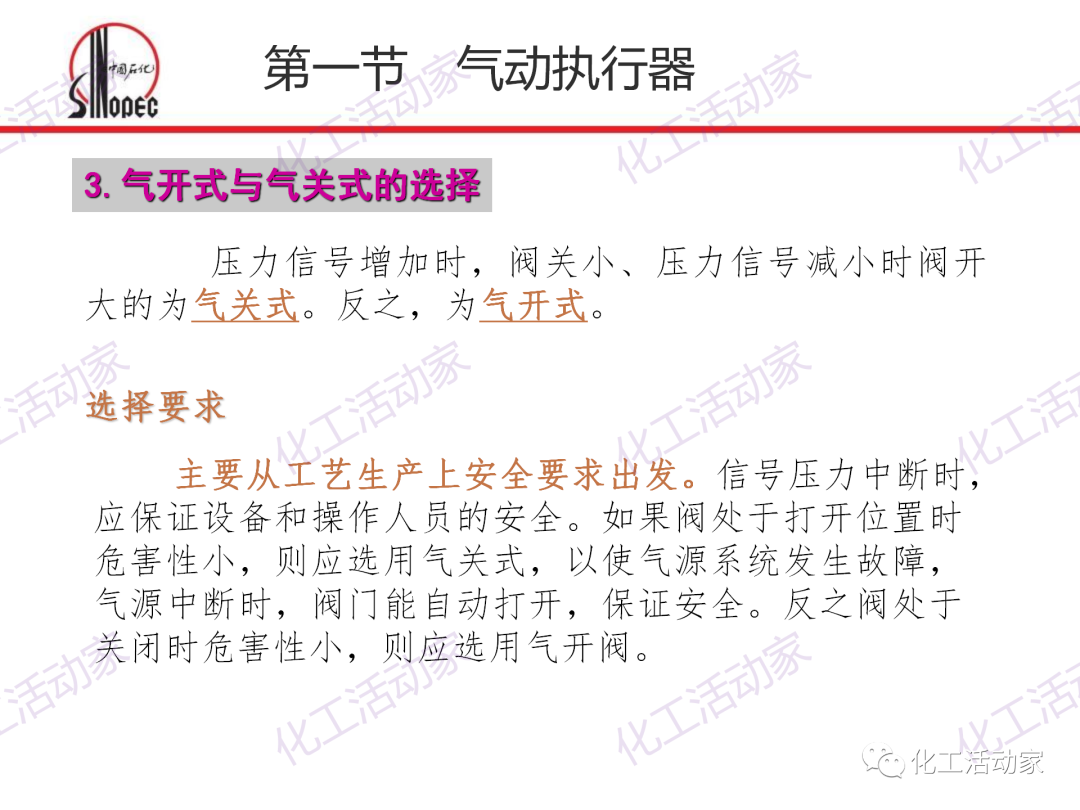 中石化PPT│化工仪表及自动化的阀门执行器和控制系统（上）的图33