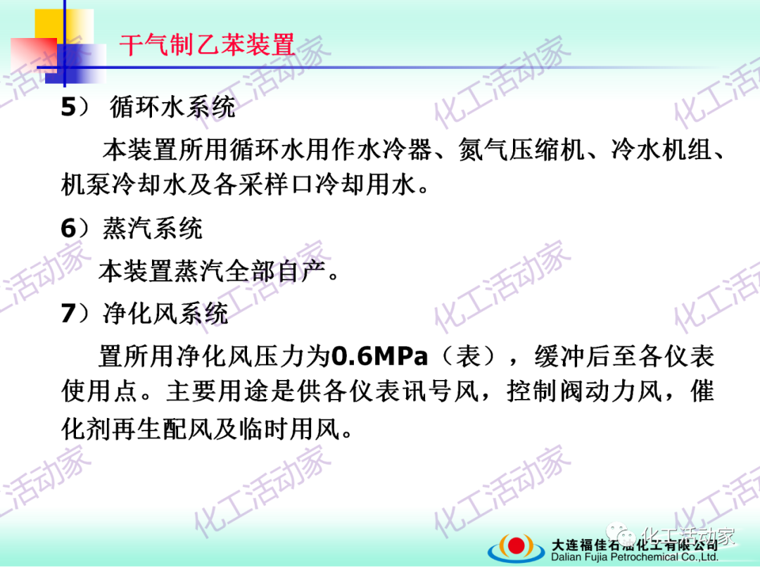 大連福佳PPT│干氣制乙苯裝置技術及操作培訓的圖32