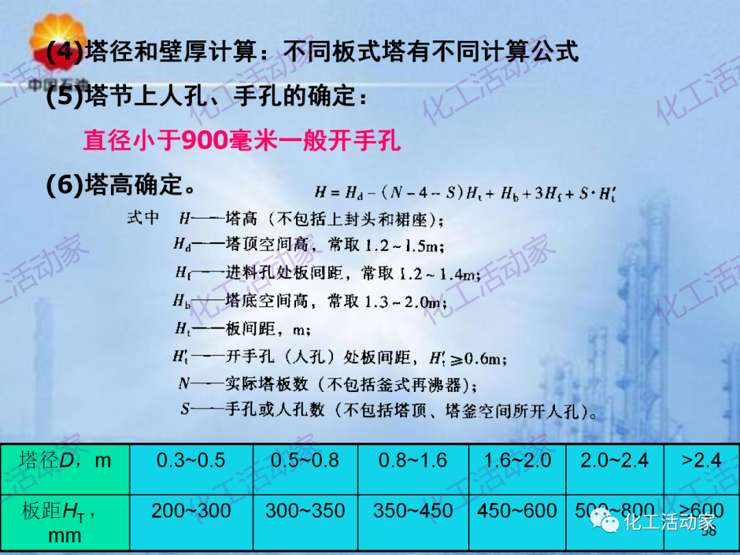 中石油PPT│炼化企业设备设计和选型与车间布置（上）的图58