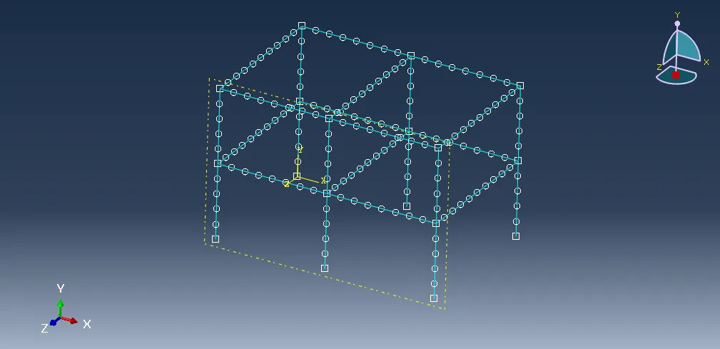 Abaqus | 三维刚架与桁架模型分析的图3