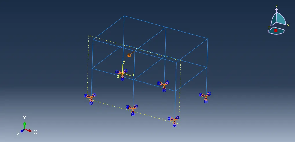 Abaqus | 三维刚架与桁架模型分析的图2