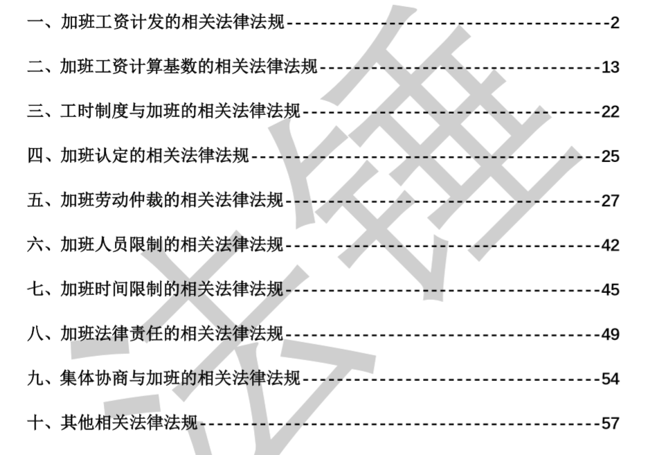 加班風險及管理PPT匯總（含法規、動態管理表格） 職場 第15張