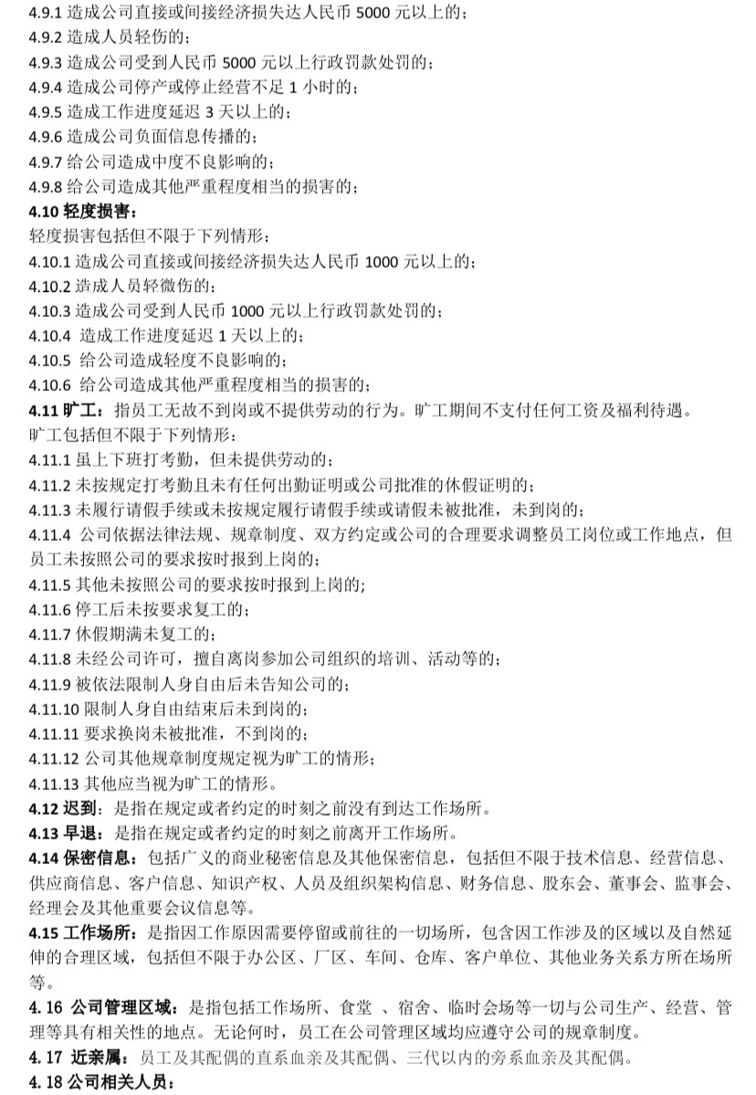 員工處罰制度大禮包，含PPT表格等數十份文件 職場 第5張