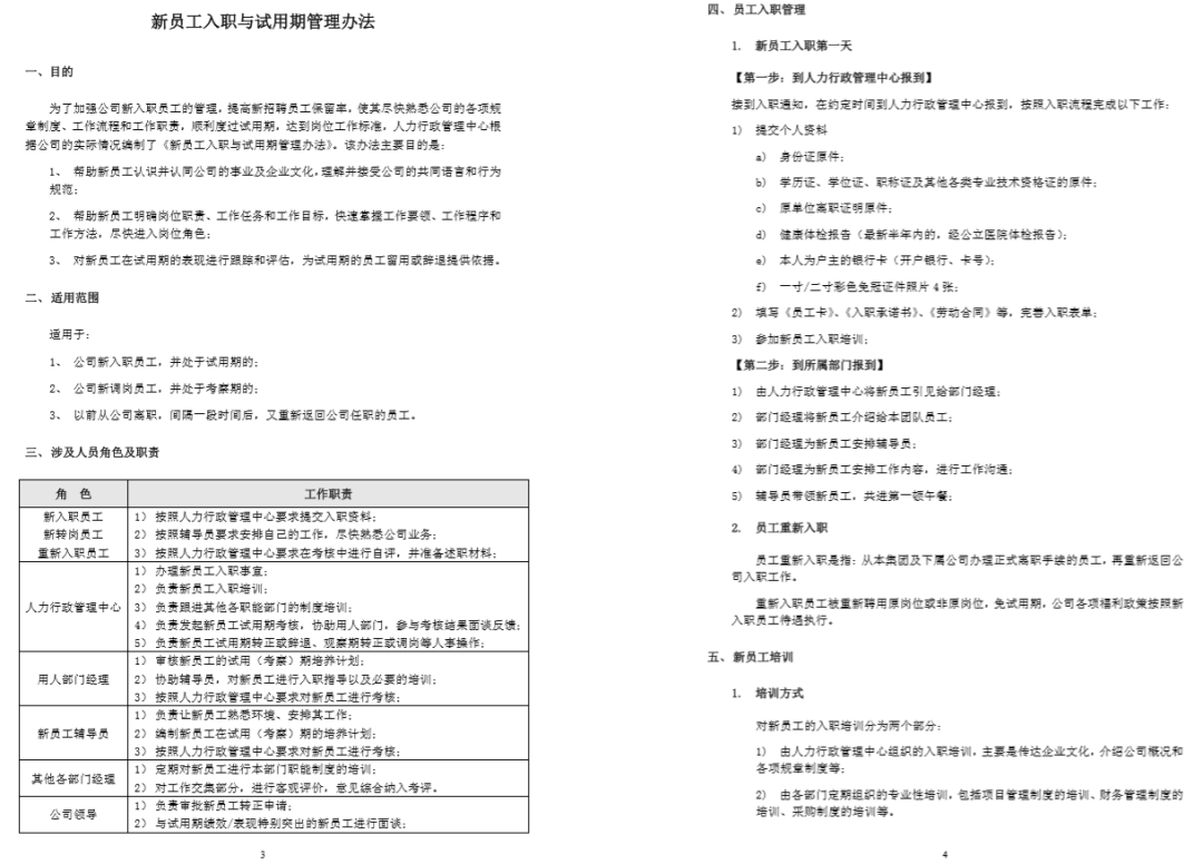 試用期考核及管理制度（含模板及表格） 職場 第15張