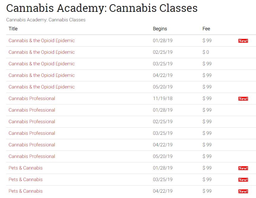 惊了！拉斯维加斯大学明年将开设大麻课程！美国大学相关专业还不少！