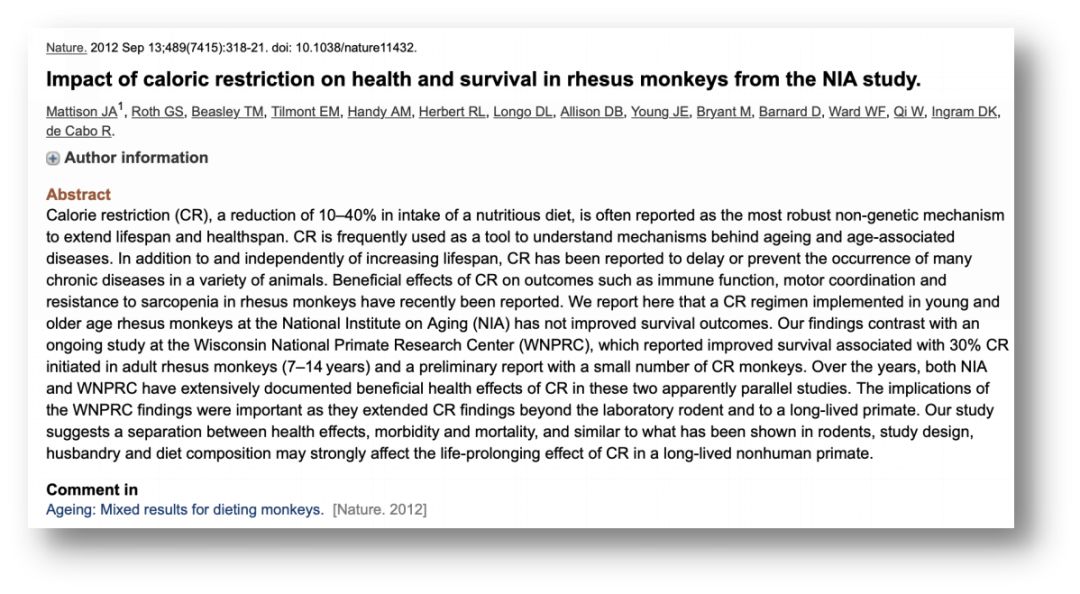 热量限制理论 跟随顶级杂志 吃瓜恒河猴cr研究之 争 时光派 微信公众号文章阅读 Wemp