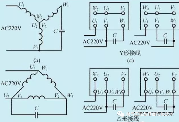 电机接线方法及电压为220/380V电机如何接线的图10