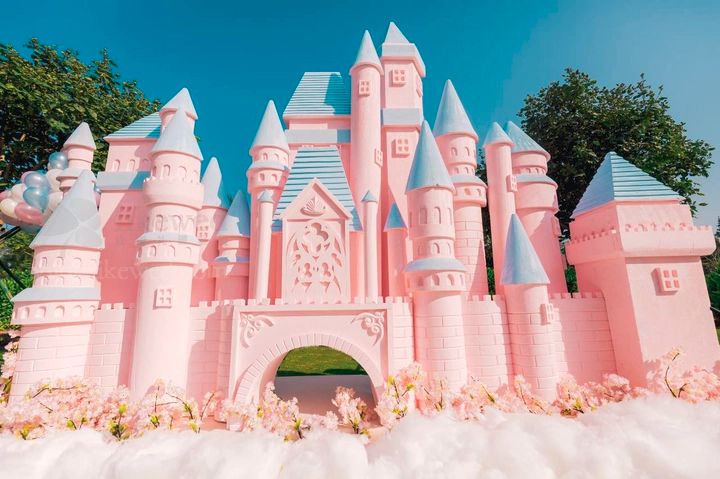 你知道婚礼上的城堡和宫殿都是怎么造出来的吗？