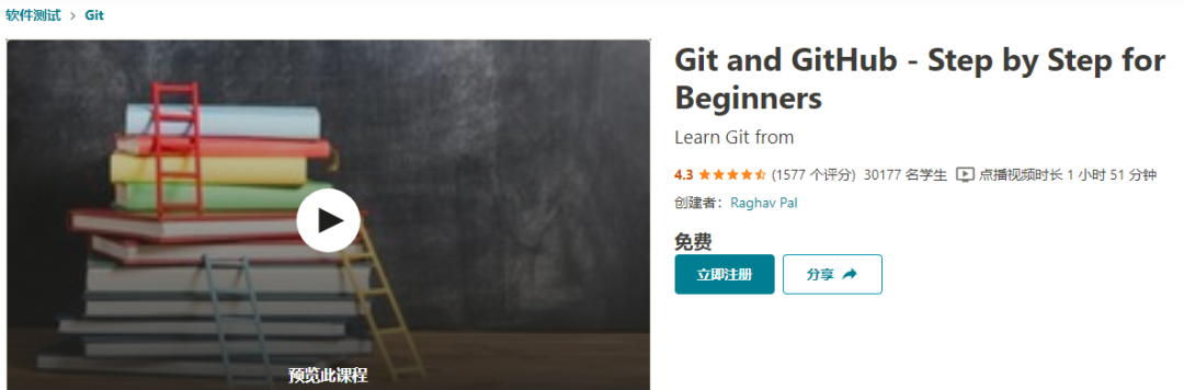 我从GitHub找到7个免费的Git教程/课程…4 我从GitHub找到7个免费的Git教程/课程…