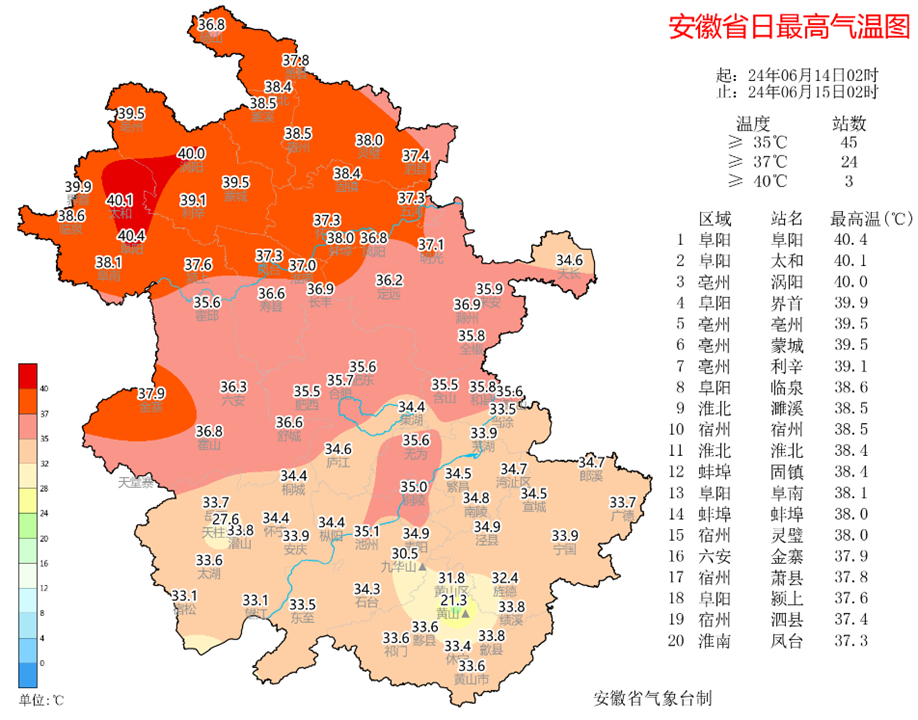 安徽省气象台公众号