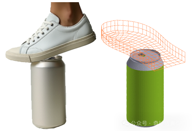 “踩扁”易拉罐的图1