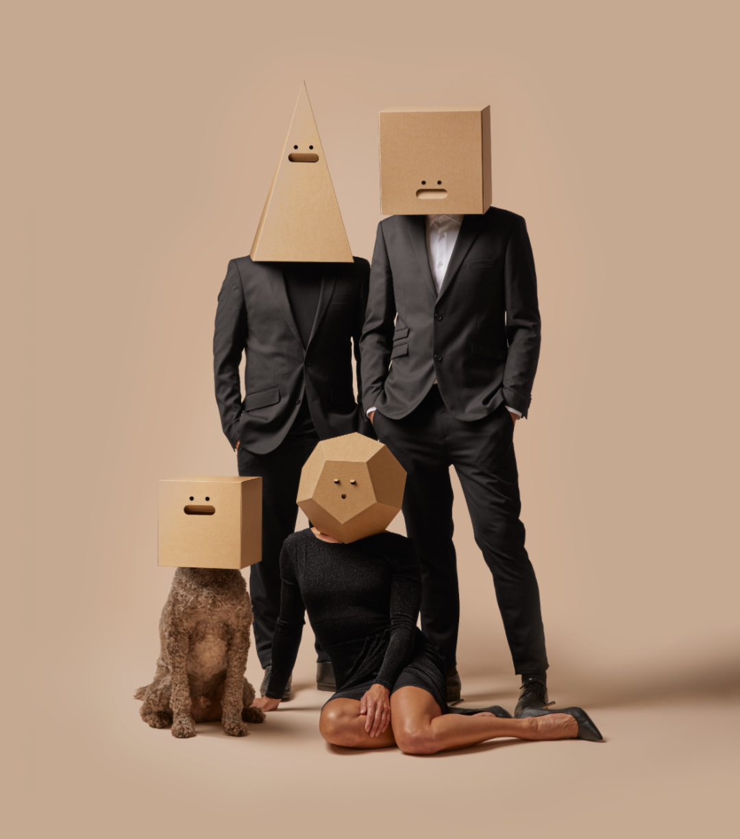 艺术与设计 - 绝妙!一个有情绪纸箱盒子