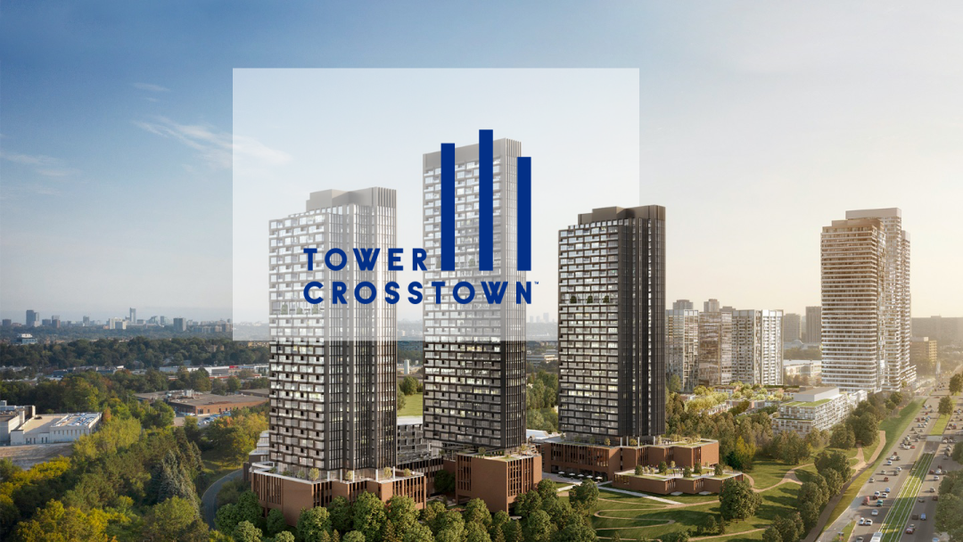 Eglinton/Don Mills 豪华公寓楼花Crosstown Tower III，举步公园绿地，赠送储物间，VVIP热销中!