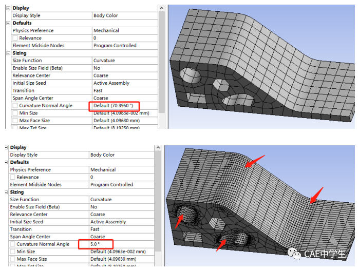 Ansys Workbench网格控制之——全局网格控制的图14